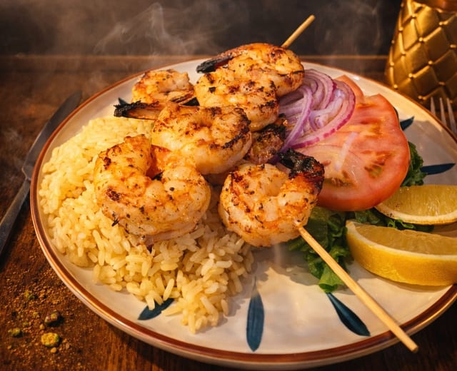 Shrimp Souvlaki