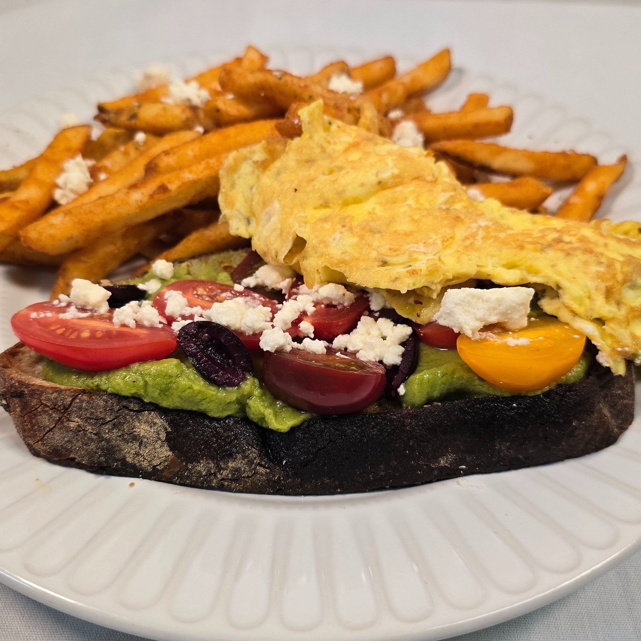 Greek Avacado Toast.