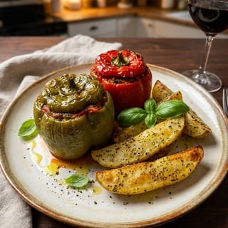 Greek Stuffed Peppers