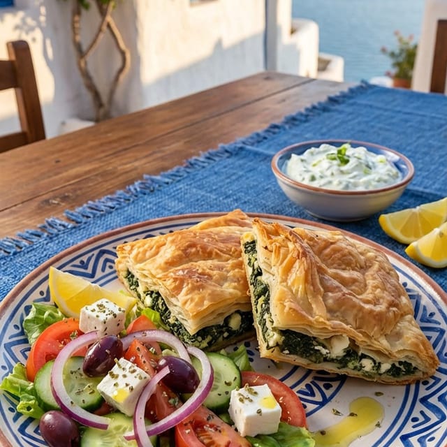 Spanakopita Plate.